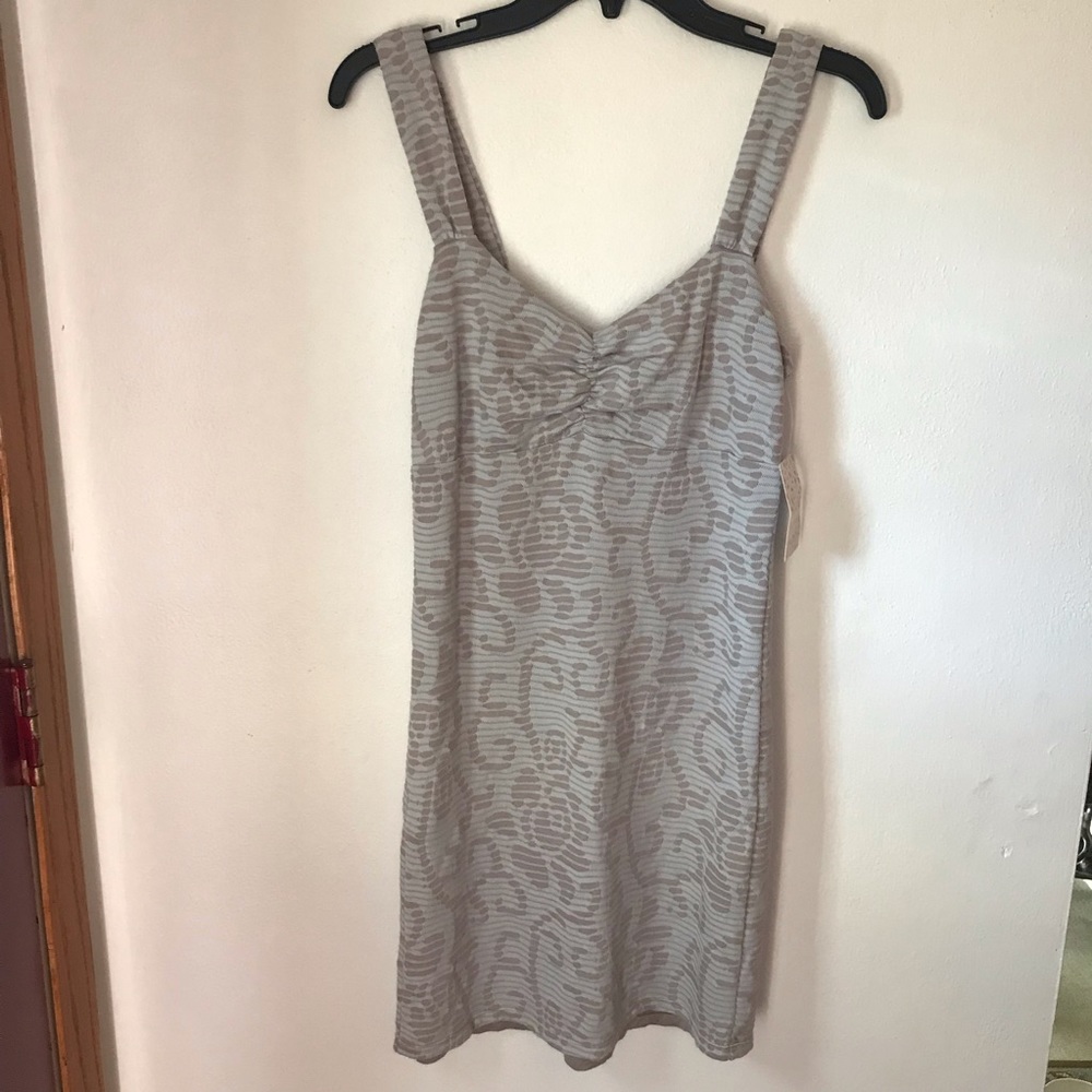 Free People Tan Pattern Dress